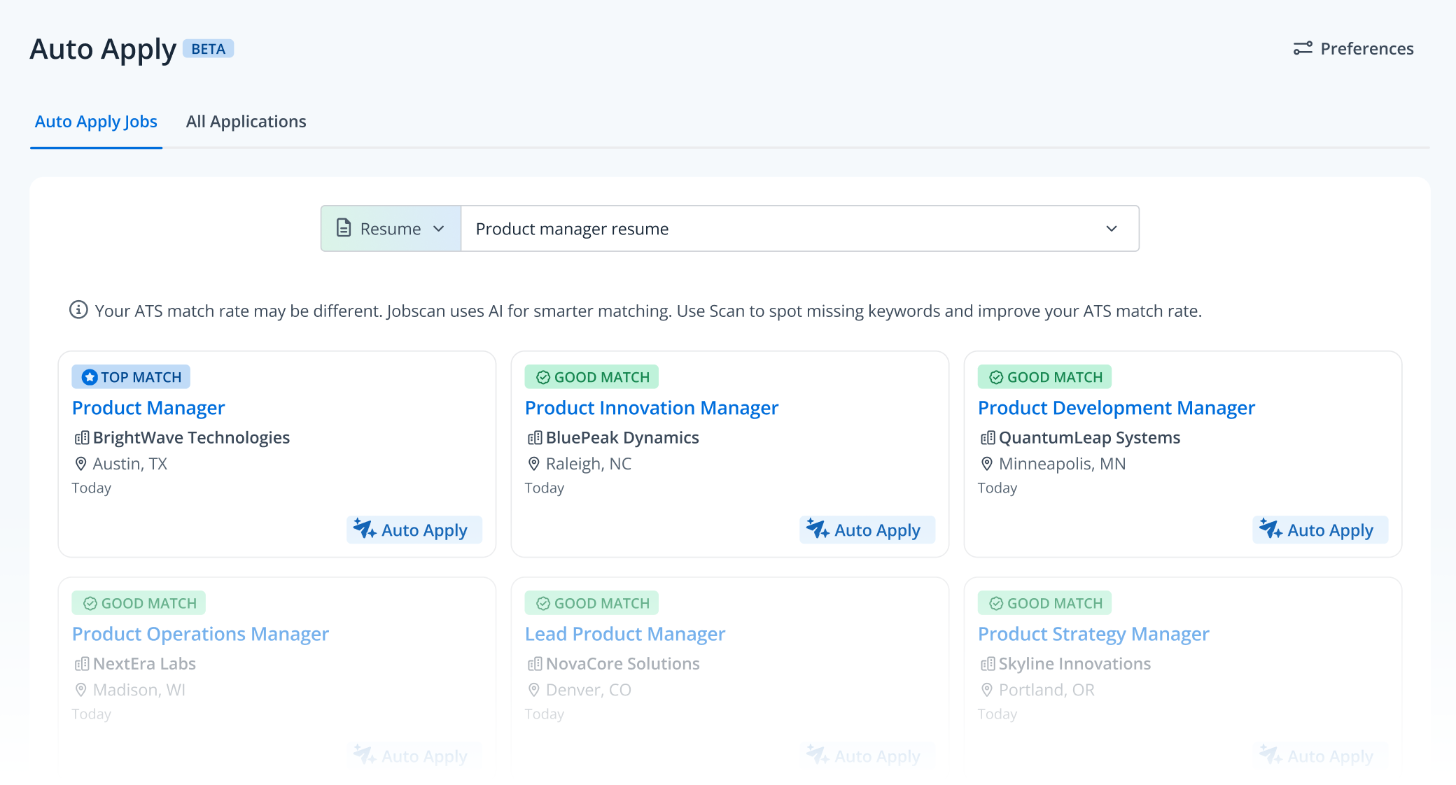 Auto Apply preview