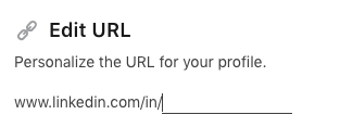 Resume Tips: Add a customized LInkedIn URL to your resume.